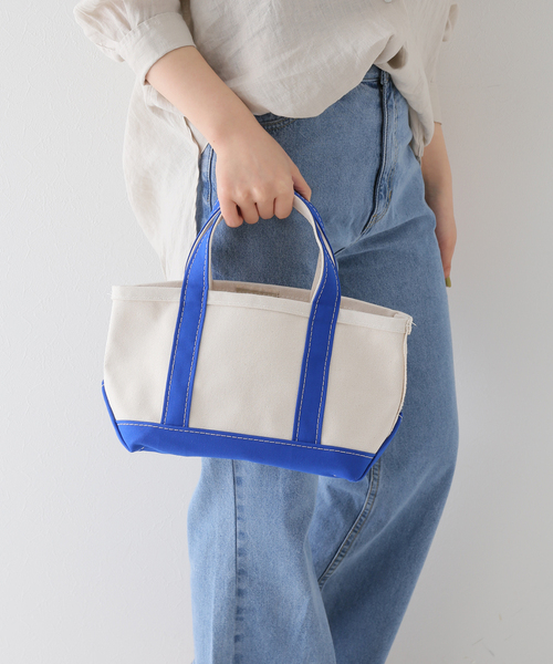 LLBean SIGNATURE（エルエルビーンシグネチャー）の「【L.L Bean/エルエルビーン】boattote mini bag（トートバッグ・レディース・ライトブルー・FREE）」の18枚目の写真