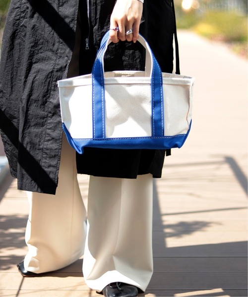 LLBean SIGNATURE（エルエルビーンシグネチャー）の「【L.L Bean/エルエルビーン】boattote mini bag（トートバッグ・レディース・ライトブルー・FREE）」の2枚目の写真