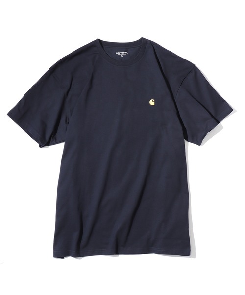 Carhartt WIP（カーハートダブリューアイピー）の「Carhartt WIP/カーハートダブリューアイピー S/S CHASET T-SHIRT 刺繍ロゴ Ｔシャツ カットソー（Tシャツ/カットソー・メンズ・ホワイト/ネイビー/アッシュグレー/ブラック/ダークグリーン/ライトブルー・L/XL/M/XS/S）」の8枚目の写真