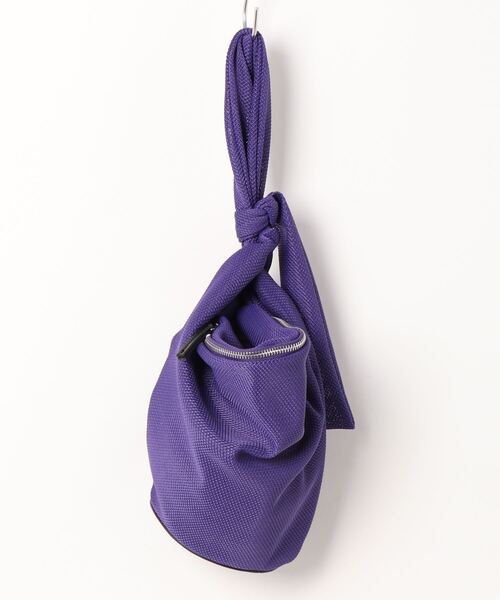 LOWELL things（ロウェル　シングス）の「OS/LOWELL Things×LE VERNIS 2WAYメッシュBAG（トートバッグ・レディース・ホワイト/ライトグレー/ブラック/パープル・フリー）」の4枚目の写真