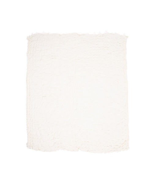 セール】リップル サマーブランケット（毛布） ダブル ホワイト