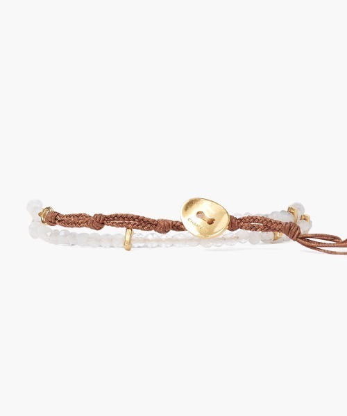 CHAN LUU / チャンルー 2連 ラップブレスレット セミプレシャス 