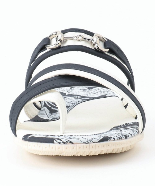 HIDEAWAYS NICOLE（ハイダウェイニコル）の「ビットサンダル（サンダル・メンズ・ブラック/オフホワイト/その他/トリコロール・26.5cm/27.5cm）」の9枚目の写真