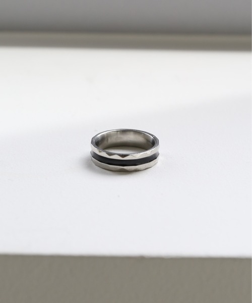 minsobi（ミンソビ）の「ラインリング（リング・メンズ・シルバー・M/S/L）」の6枚目の写真