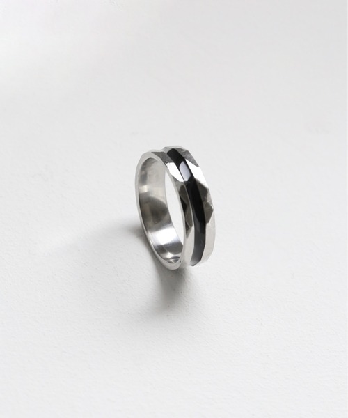 minsobi（ミンソビ）の「ラインリング（リング・メンズ・シルバー・M/S/L）」の4枚目の写真