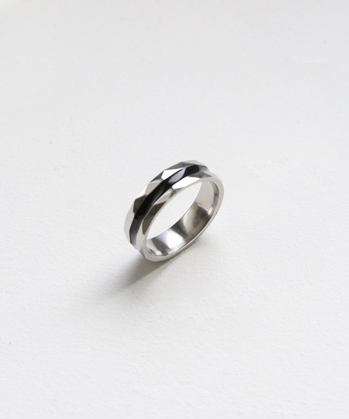 minsobi（ミンソビ）の「ラインリング（リング・メンズ・シルバー・M/S/L）」の2枚目の写真