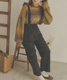 サスペンダーパンツ/【WEB/EC限定商品】