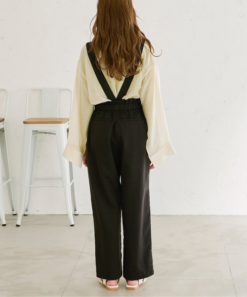 Ambre Neige（アンブルネージュ）の「サスペンダーパンツ／【WEB/EC限定商品】（その他パンツ・レディース・ブラック/ベージュ・FREE）」の19枚目の写真