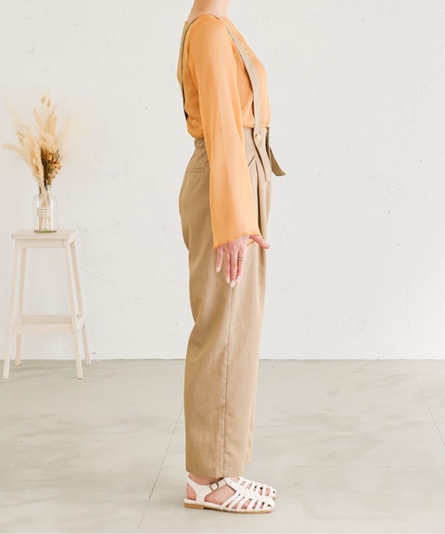 Ambre Neige（アンブルネージュ）の「サスペンダーパンツ／【WEB/EC限定商品】（その他パンツ・レディース・ブラック/ベージュ・FREE）」の21枚目の写真
