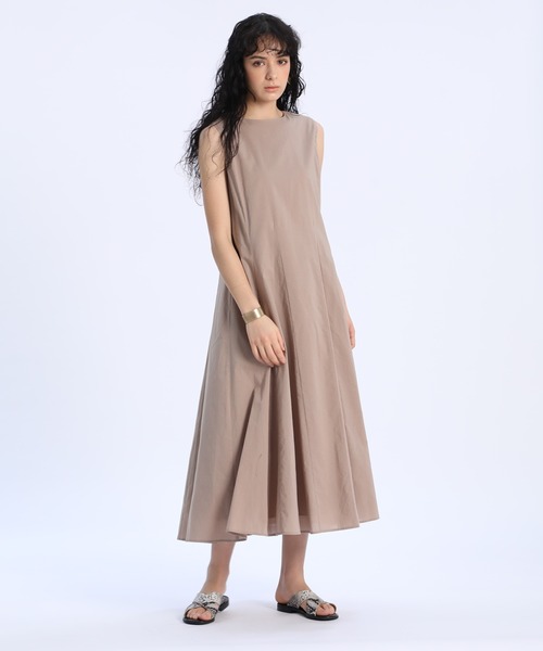 セール Closet コットンボイルフレアマキシワンピース ワンピース Ined イネド のファッション 流行販売