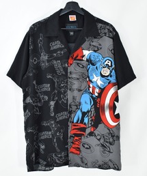 【ヴィンテージ古着】MARVEL/マーベル ''キャプテンアメリカ'' 半袖シャツ