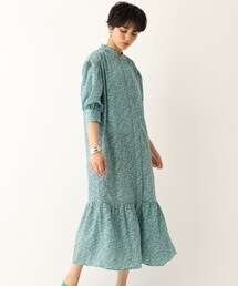 OPAQUE.CLIP | 【C】リトルフラワープリント シャツワンピース(ワンピース)