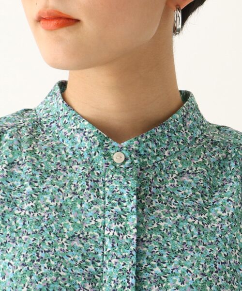 OPAQUE.CLIP（オペークドットクリップ）の「◆【C】リトルフラワープリント シャツワンピース（ワンピース・レディース・ベージュ系その他3/グリーン系その他2・36/40/38）」の7枚目の写真