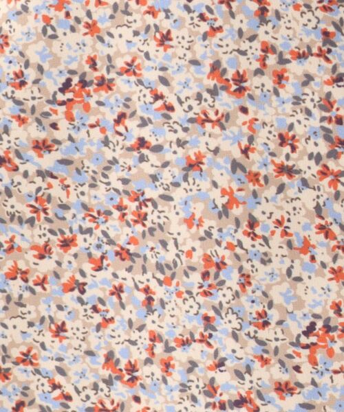 OPAQUE.CLIP（オペークドットクリップ）の「◆【C】リトルフラワープリント シャツワンピース（ワンピース・レディース・ベージュ系その他3/グリーン系その他2・36/40/38）」の3枚目の写真