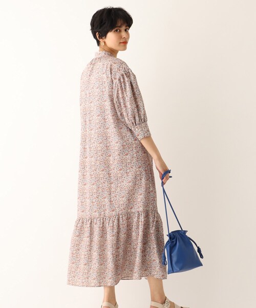 OPAQUE.CLIP（オペークドットクリップ）の「◆【C】リトルフラワープリント シャツワンピース（ワンピース・レディース・ベージュ系その他3/グリーン系その他2・36/40/38）」の12枚目の写真