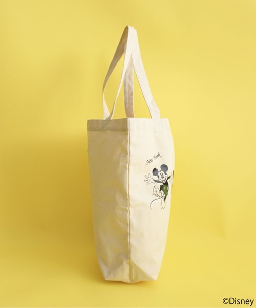 AVIREX（アヴィレックス）の「AVIREX/MICKEY MOUSE 333 TOTE BAG/ アヴィレックス/ミッキーマウス 333 トートバッグ（トートバッグ・レディース・ホワイト・FREE）」の5枚目の写真