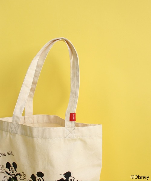 AVIREX（アヴィレックス）の「AVIREX/MICKEY MOUSE 333 TOTE BAG/ アヴィレックス/ミッキーマウス 333 トートバッグ（トートバッグ・レディース・ホワイト・FREE）」の3枚目の写真