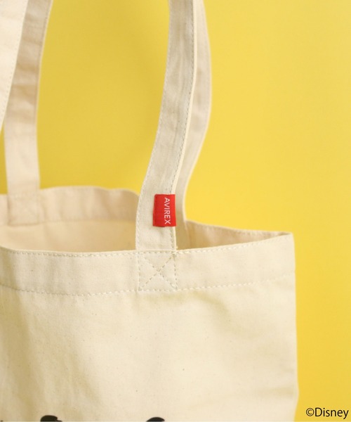 AVIREX（アヴィレックス）の「AVIREX/MICKEY MOUSE 333 TOTE BAG/ アヴィレックス/ミッキーマウス 333 トートバッグ（トートバッグ・レディース・ホワイト・FREE）」の4枚目の写真