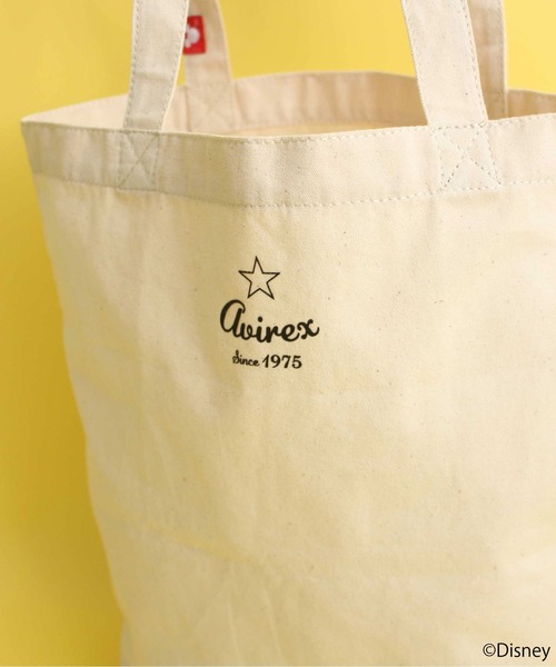 AVIREX（アヴィレックス）の「AVIREX/MICKEY MOUSE 333 TOTE BAG/ アヴィレックス/ミッキーマウス 333 トートバッグ（トートバッグ・レディース・ホワイト・FREE）」の7枚目の写真