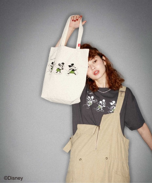AVIREX（アヴィレックス）の「AVIREX/MICKEY MOUSE 333 TOTE BAG/ アヴィレックス/ミッキーマウス 333 トートバッグ（トートバッグ・レディース・ホワイト・FREE）」の11枚目の写真