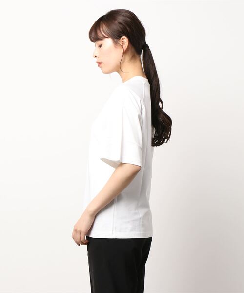 takes.（テイクス）の「takes. | 〈別注〉 TAKEFU ラグランTシャツ WOMEN（Tシャツ/カットソー・レディース・ホワイト/ブラック・FREE）」の3枚目の写真
