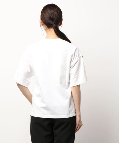 takes.（テイクス）の「takes. | 〈別注〉 TAKEFU ラグランTシャツ WOMEN（Tシャツ/カットソー・レディース・ホワイト/ブラック・FREE）」の4枚目の写真