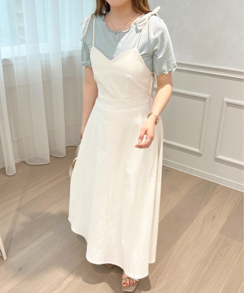 apres jour(アプレジュール)の「アイレットメローT【ZOZOTOWN限定アイテム】(Tシャツ/カットソー・レディース・ブルー/ピンク/オフホワイト・フリー/X-LARGE)」の16枚目の写真