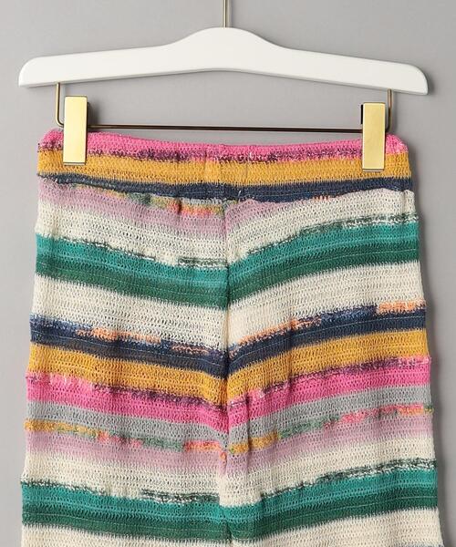 Lepidos（レピドス）の「＜Tach clothing＞ストライプ ニット パンツ -ウォッシャブル-（その他パンツ・レディース・ライトブルー/イエロー・S/M）」の15枚目の写真