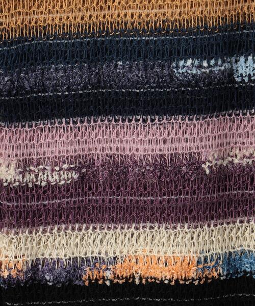 Lepidos（レピドス）の「＜Tach clothing＞ストライプ ニット パンツ -ウォッシャブル-（その他パンツ・レディース・ライトブルー/イエロー・S/M）」の11枚目の写真