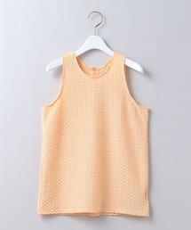 6 | ＜6(ROKU)＞JACQUARD NO SLEEVE TOP/トップス(Tシャツ/カットソー)