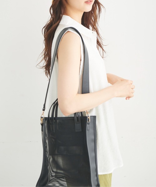 FREE'S MART（フリーズマート）の「シアーノースリーブブラウス（シャツ/ブラウス・レディース・グリーン/ホワイト/ピンク・FREE）」の7枚目の写真