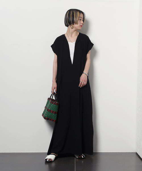 店舗限定色　完売品　CFCL ワンピース　ネイビー 店舗限定色 完売品 CFCL ワンピース ネイビーの通販 by すー