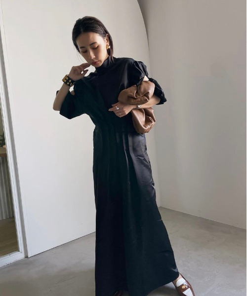【新品タグ付き】AMERI BELTED TUCK PLEATS DRESS Belted Faux-wrap Dress In Stretch Linen For Women | J.Crew