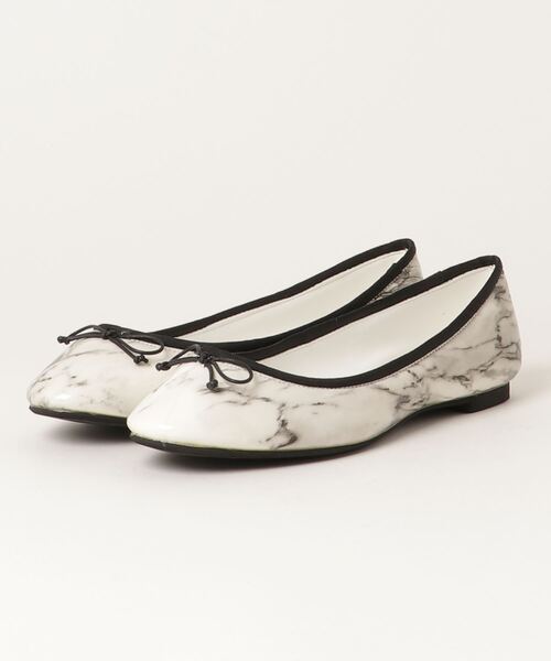 mio notis（ミオノティス）の「「M by mio notis / エムバイミオノティス」ボロネーゼ製法バレエシューズ　/　416B（バレエシューズ・レディース・ベージュ/ピンク/シルバー/オレンジ/ブラック×ホワイト/ブラック系その他/ブラウン系その他/ベージュ系その他/キャメル/レオパード/パイソン・24.0cm/23.5cm/22.5cm/23.0cm/22.0cm）」の2枚目の写真