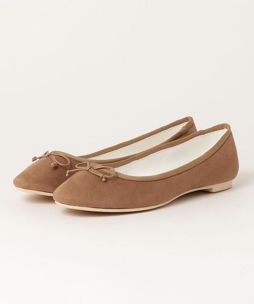 mio notis（ミオノティス）の「「M by mio notis / エムバイミオノティス」ボロネーゼ製法バレエシューズ　/　416B（バレエシューズ・レディース・ベージュ/ピンク/シルバー/オレンジ/ブラック×ホワイト/ブラック系その他/ブラウン系その他/ベージュ系その他/キャメル/レオパード/パイソン・24.0cm/23.5cm/22.5cm/23.0cm/22.0cm）」の5枚目の写真