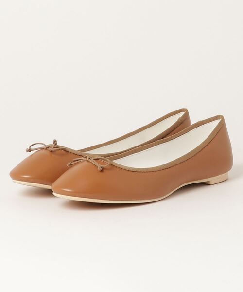 mio notis（ミオノティス）の「「M by mio notis / エムバイミオノティス」ボロネーゼ製法バレエシューズ　/　416B（バレエシューズ・レディース・ベージュ/ピンク/シルバー/オレンジ/ブラック×ホワイト/ブラック系その他/ブラウン系その他/ベージュ系その他/キャメル/レオパード/パイソン・24.0cm/23.5cm/22.5cm/23.0cm/22.0cm）」の6枚目の写真