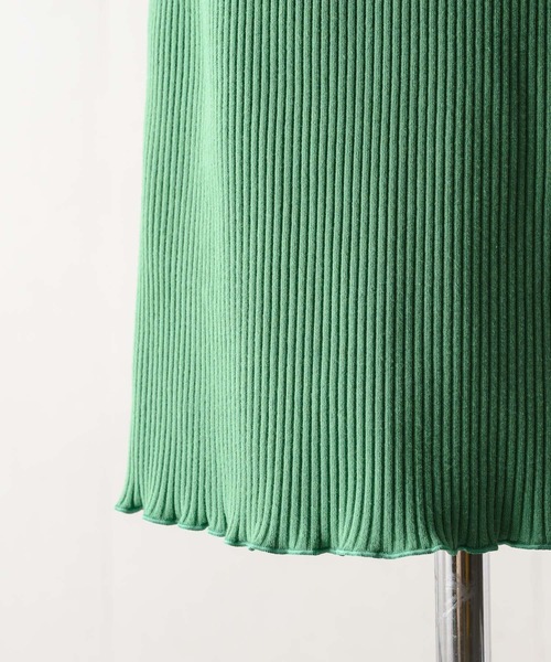 INTER FACTORY(インターファクトリー)の「WEARISTA yan - リブメロウワンピース made in INTER FACTORY(ワンピース・レディース・ホワイト/ブラック/ブルー/グリーン・SMALL/MEDIUM)」の18枚目の写真