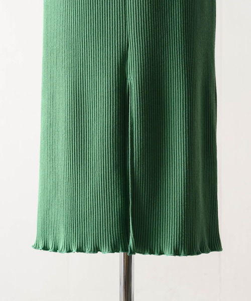 INTER FACTORY(インターファクトリー)の「WEARISTA yan - リブメロウワンピース made in INTER FACTORY(ワンピース・レディース・ホワイト/ブラック/ブルー/グリーン・SMALL/MEDIUM)」の19枚目の写真