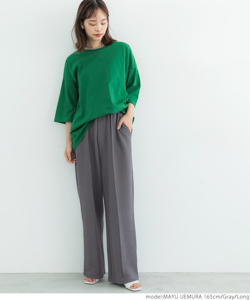 ⭐️新品⭐️定価3万5千円♡ドゥーズィエムクラス COCOパンツ グリーン Deuxieme Classe（ドゥーズィエムクラス）の「*coco パンツ No3