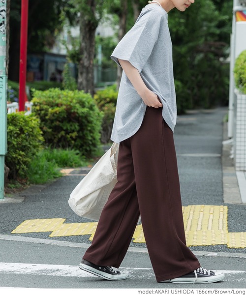 coca(coca)(コカ)の「センターシームエンボスパンツ(その他パンツ・レディース・ブラック/ブラウン/グレー・SHORT/LONG)」の18枚目の写真