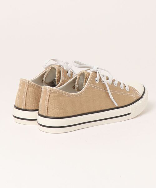 VENCEEXCHANGE（ヴァンスエクスチェンジ）の「キャンバススニーカー（スニーカー・レディース・ベージュ/オフホワイト・LL/L/M）」の3枚目の写真