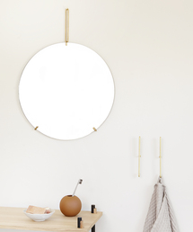 journal standard Furniture (ジャーナルスタンダードファニチャー)の【MOEBE/ムーベ】WALL MIRROR 50cm 真鍮 ウォールミラー(ミラー)