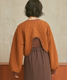 moi tytto | 配色キルティングトップス(スウェット)