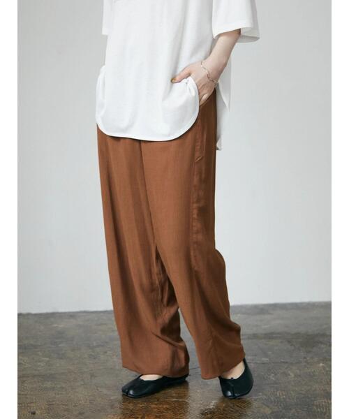 CRAFT STANDARD BOUTIQUE（クラフトスタンダードブティック）の「楊柳イージーパンツ　＊（その他パンツ・レディース・ブラック/ブラウン・M/L）」の5枚目の写真