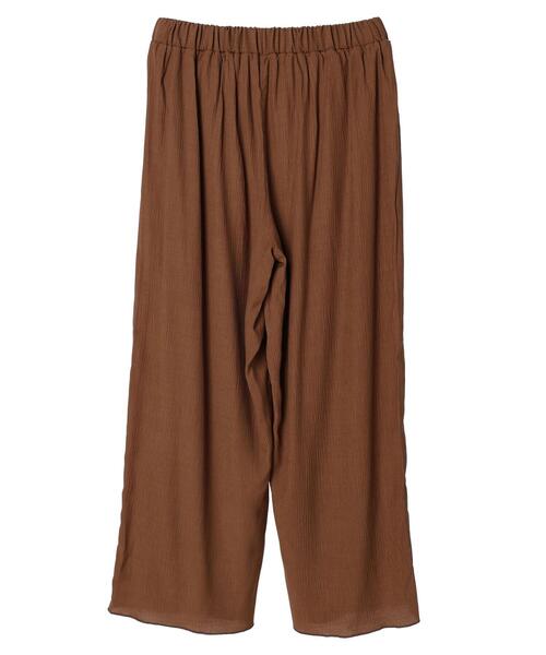 CRAFT STANDARD BOUTIQUE（クラフトスタンダードブティック）の「楊柳イージーパンツ　＊（その他パンツ・レディース・ブラック/ブラウン・M/L）」の16枚目の写真