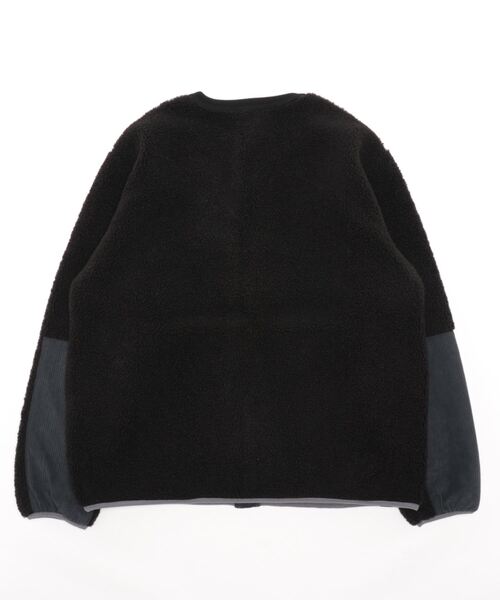 KRIFF MAYER(クリフメイヤー)の「ストレッチボアノーカラーJK(ノーカラージャケット・メンズ・チャコール/カラフル/ナチュラル/オリーブ・SMALL/MEDIUM/LARGE/X-LARGE)」の5枚目の写真