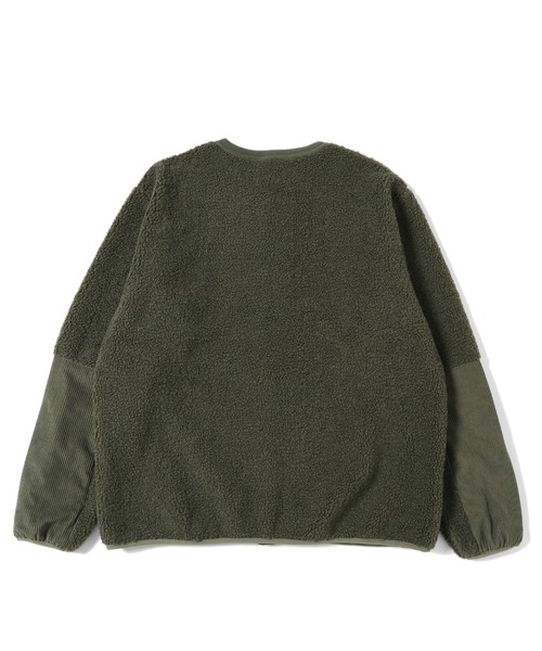 KRIFF MAYER(クリフメイヤー)の「ストレッチボアノーカラーJK(ノーカラージャケット・メンズ・チャコール/カラフル/ナチュラル/オリーブ・SMALL/MEDIUM/LARGE/X-LARGE)」の11枚目の写真