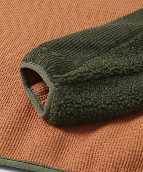 KRIFF MAYER(クリフメイヤー)の「ストレッチボアノーカラーJK(ノーカラージャケット・メンズ・チャコール/カラフル/ナチュラル/オリーブ・SMALL/MEDIUM/LARGE/X-LARGE)」の15枚目の写真