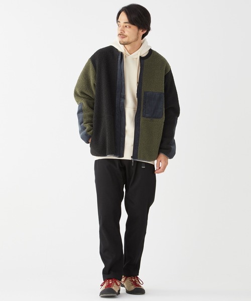 KRIFF MAYER(クリフメイヤー)の「ストレッチボアノーカラーJK(ノーカラージャケット・メンズ・チャコール/カラフル/ナチュラル/オリーブ・SMALL/MEDIUM/LARGE/X-LARGE)」の21枚目の写真