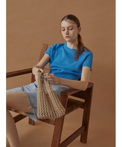 AMAIL(アマイル)の「Puchi mini bag(ハンドバッグ・レディース・ベージュ/グリーン・FREE)」の9枚目の写真